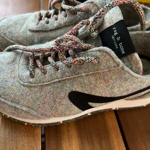 Rag & Bone Wool Sneakers with Black Detail